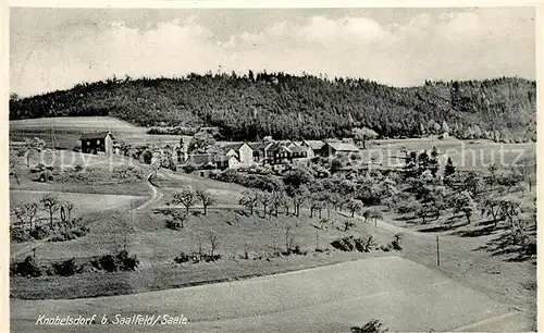 AK / Ansichtskarte Knobelsdorf_Saalfeld Panorama Knobelsdorf Saalfeld
