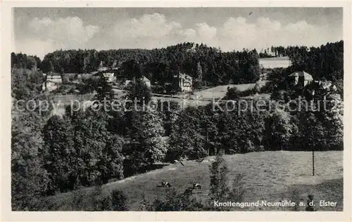 AK / Ansichtskarte Knottengrund Gasthaus Waidmannsheil Neumuehle Knottengrund