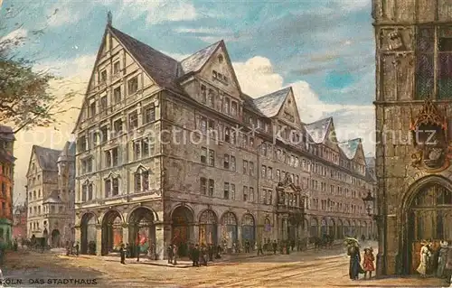 AK / Ansichtskarte Koeln_Rhein Stadthaus Serie Neue Koelner Kuenstlerkarte Nr. 508 Koeln_Rhein