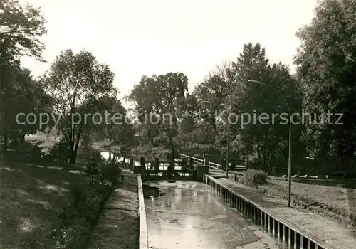 AK / Ansichtskarte Koenigs Wusterhausen Schleuse Koenigs Wusterhausen