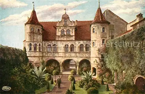 AK / Ansichtskarte Konstanz_Bodensee Rathaushof Wiro Kuenstlerkarte Konstanz_Bodensee