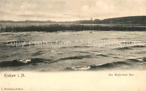 AK / Ansichtskarte Krakow_See Partie am Krakower See Krakow_See