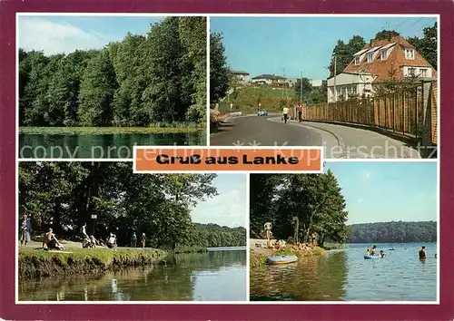 AK / Ansichtskarte Lanke Oberseestrasse Liepnitzsee Badestelle Lanke