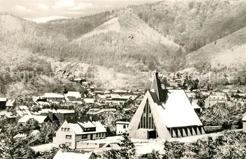 AK / Ansichtskarte Lauterberg_Bad Kirche Panorama Lauterberg_Bad