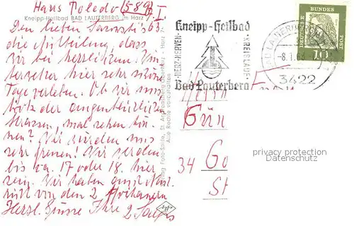 AK / Ansichtskarte Lauterberg_Bad Panorama Lauterberg_Bad