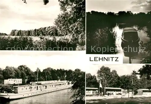 AK / Ansichtskarte Lehnitz Schifffahrt Datsche Wochenendsiedlung Lehnitz