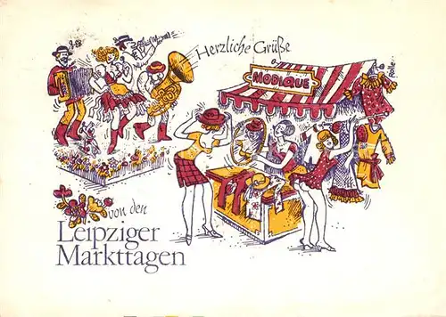 AK / Ansichtskarte Leipzig Markttage  Leipzig