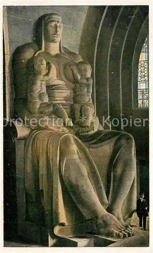AK / Ansichtskarte Leipzig Voelkerschlachtdenkmal Deutsche Volkskraft Leipzig