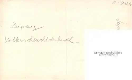 AK / Ansichtskarte Leipzig Voelkerschlachtdenkmal Besuchergruppe Leipzig