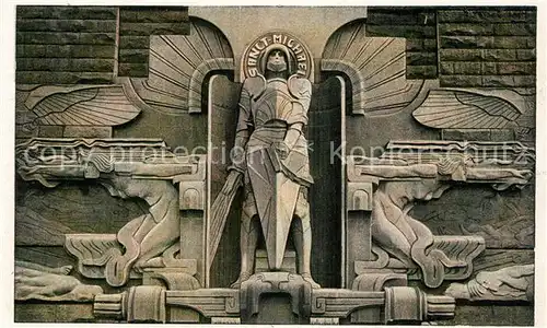 AK / Ansichtskarte Leipzig Voelkerschlachtdenkmal Sankt Michael Leipzig