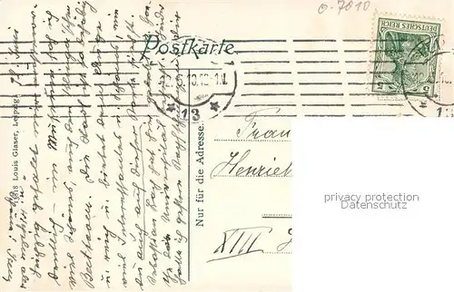 AK / Ansichtskarte Leipzig Der Waechter Anlagen am Museum Leipzig