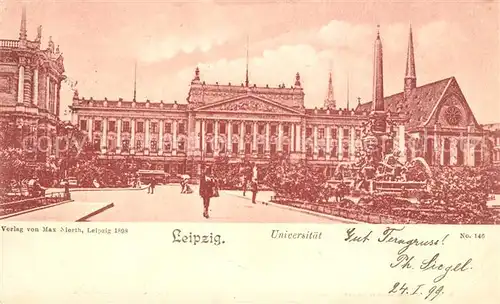 AK / Ansichtskarte Leipzig Universitaet Leipzig