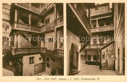 AK / Ansichtskarte Leipzig Alte Hof Althistorische Weinstube Leipzig