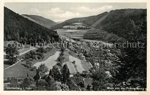 AK / Ansichtskarte Leutenberg_Thueringen Blick von der Friedensburg Leutenberg Thueringen