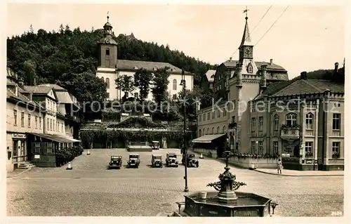 AK / Ansichtskarte Leutenberg_Thueringen Marktplatz Leutenberg Thueringen