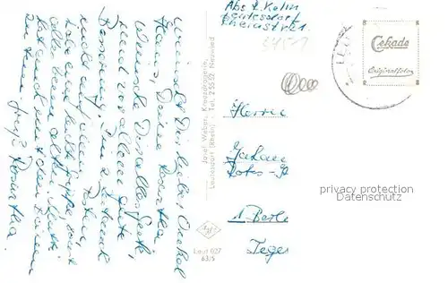 AK / Ansichtskarte Leutesdorf_Rhein Panorama Blick ueber den Rhein Haeuserpartie Torbogen Althistorischer Weinort Leutesdorf Rhein