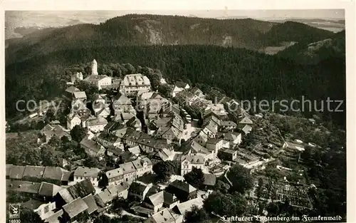 AK / Ansichtskarte Lichtenberg_Oberfranken Fliegeraufnahme Lichtenberg Oberfranken