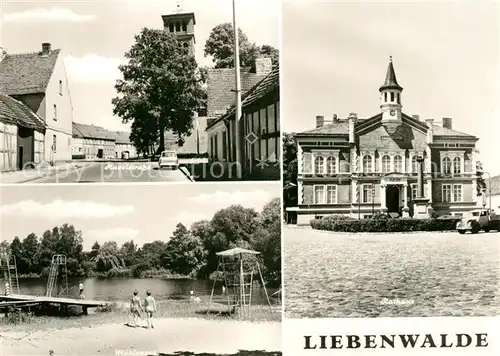 AK / Ansichtskarte Liebenwalde Havelstrasse Muehlensee Rathaus Liebenwalde
