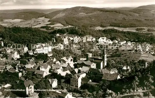 AK / Ansichtskarte Lindenfels_Odenwald Heilklimatischer Hoehenluftkurort Fliegeraufnahme Lindenfels Odenwald