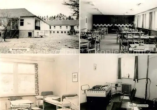 AK / Ansichtskarte Lobetal Haupteingang Speisesaal Gehirnstromschreiber  Lobetal