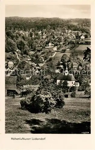 AK / Ansichtskarte Lueckendorf Panorama Hoehenluftkurort Lueckendorf