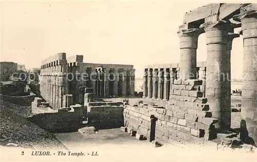 AK / Ansichtskarte Luxor_Louqsor_Louksor Tempel 