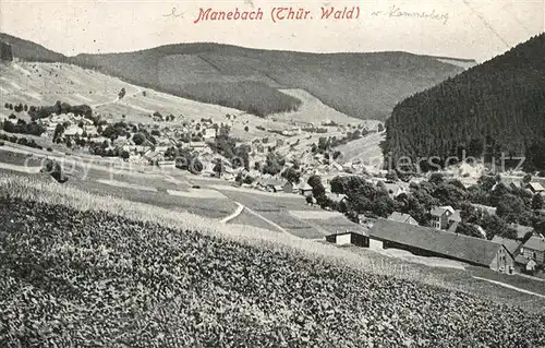 AK / Ansichtskarte Manebach Panorama mit Kammersberg Manebach