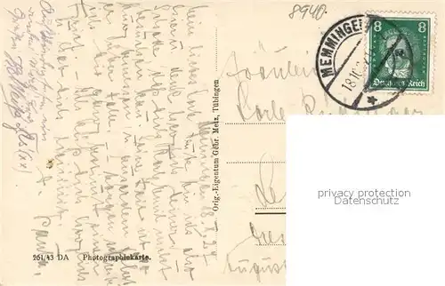 AK / Ansichtskarte Memmingen Stadtblick Memmingen