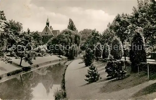 AK / Ansichtskarte Menden_Sauerland Hoennepartie Walramgymnasium Menden_Sauerland