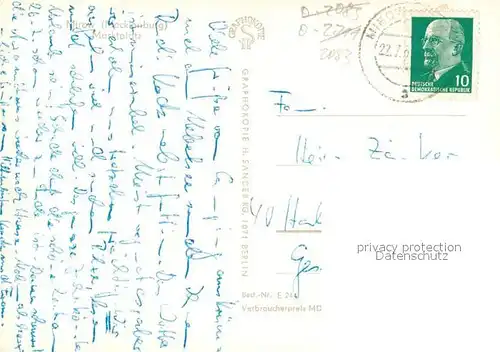 AK / Ansichtskarte Mirow Marktplatz Mirow