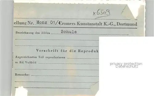 AK / Ansichtskarte Monzernheim Schule Monzernheim