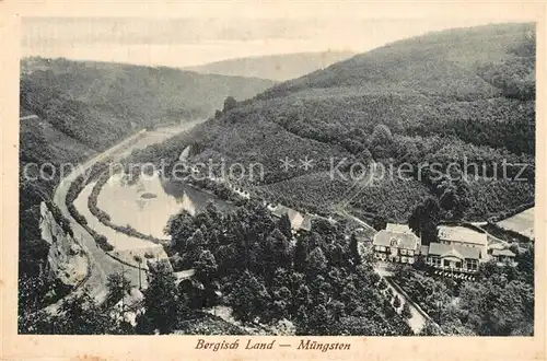 AK / Ansichtskarte Muengsten Fliegeraufnahme Muengsten