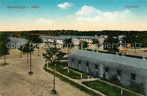 AK / Ansichtskarte Munsterlager Truppenlager Munsterlager