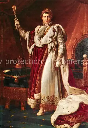 AK / Ansichtskarte Napoleon_Bonaparte Kr?nungsgewand nach Gerard 