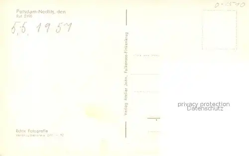 AK / Ansichtskarte Nedlitz_Potsdam HOG Parkrestaurant am Weissen See Nedlitz Potsdam