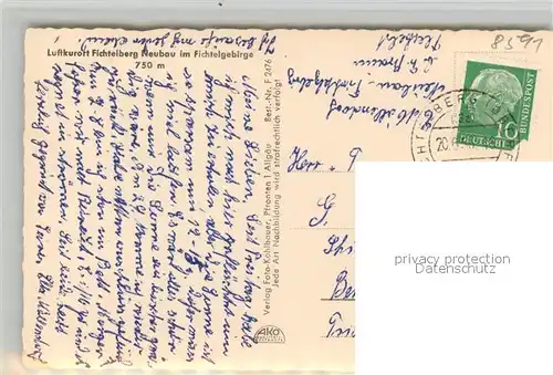 AK / Ansichtskarte Neubau_Fichtelberg Panorama Neubau Fichtelberg