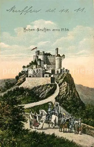 AK / Ansichtskarte Neuffen Hohen Neuffen Schloss Neuffen