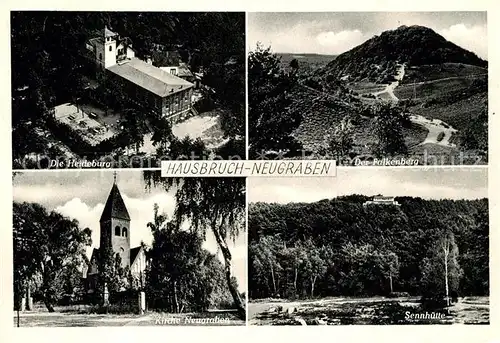 AK / Ansichtskarte Neugraben_Hausbruch Heideburg Falkenberg Sennhuette Kirche Neugraben Neugraben Hausbruch