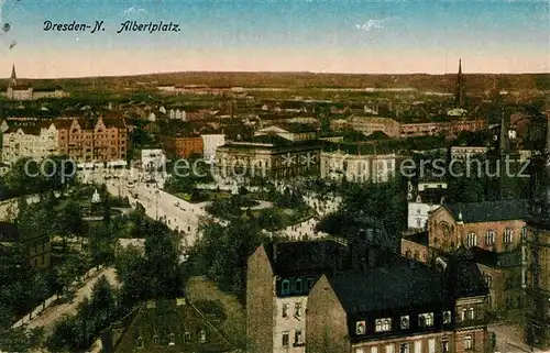 AK / Ansichtskarte Neustadt_Dresden Albertplatz Neustadt_Dresden