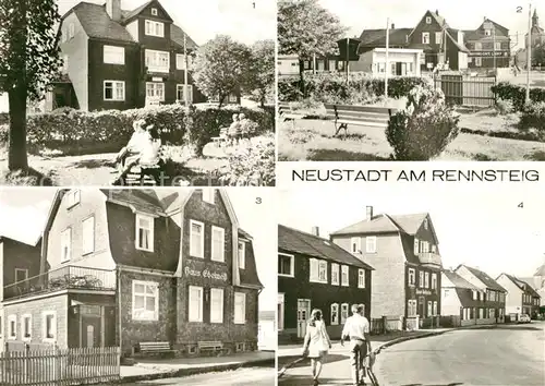 AK / Ansichtskarte Neustadt_Rennsteig FDGB Erholungsheim Christ Hotel Vertragshaus FDGB Edelweiss Neustadt_Rennsteig
