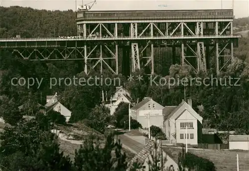 AK / Ansichtskarte Niederfinow Schiffshebewerk Niederfinow
