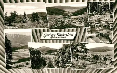 AK / Ansichtskarte Niedersfeld Hochheide Ruhrquelle  Niedersfeld