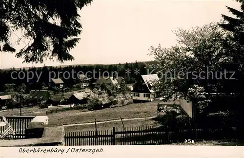 AK / Ansichtskarte Oberbaerenburg_Baerenburg Teilansicht Kurort Oberbaerenburg Baerenburg