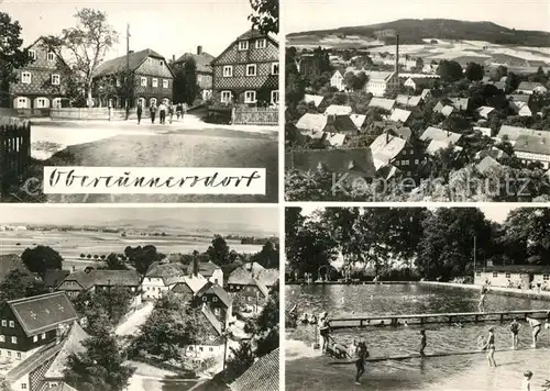 AK / Ansichtskarte Obercunnersdorf_Loebau Teilansichten Erholungsort Freibad Obercunnersdorf Loebau