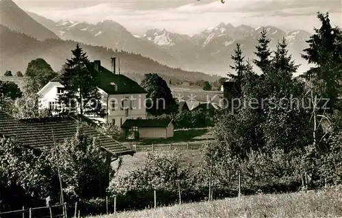 AK / Ansichtskarte Oberdorf_Allgaeu Kindererholungsheim Alpenblick Oberdorf Allgaeu