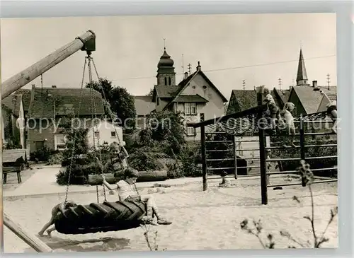 AK / Ansichtskarte Ober Floersheim Kinderspielplatz Kindergarten Ober Floersheim
