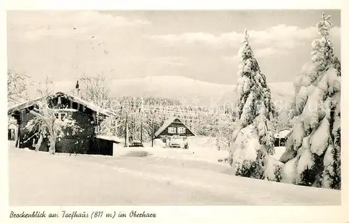 AK / Ansichtskarte Oberharz_Region Brockenblick am Torfhaus Oberharz Region