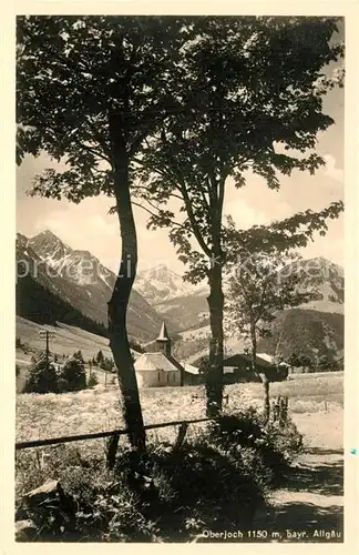 AK / Ansichtskarte Oberjoch Panorama Kapelle Oberjoch