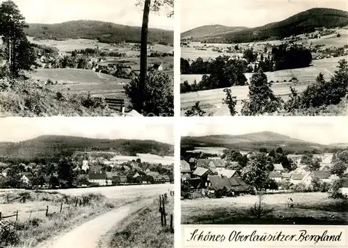 AK / Ansichtskarte Oberlausitz_Region Bieleboh Czorneboh Kottmar Valtenberg Oberlausitz_Region