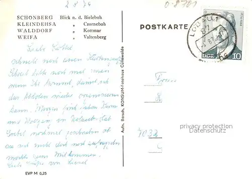 AK / Ansichtskarte Oberlausitz_Region Bieleboh Czorneboh Kottmar Valtenberg Oberlausitz_Region